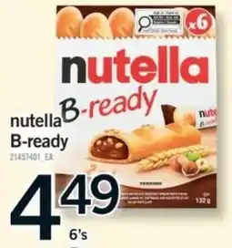 Fortinos nutella B-ready offer