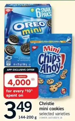 Fortinos Christie mini cookies offer