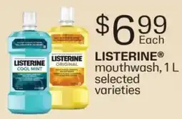 Fortinos Listerine mouthwash offer