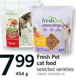 Fortinos Fresh Pet cat food offer