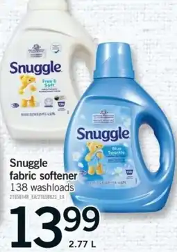 Fortinos Snuggle fabric softener offer