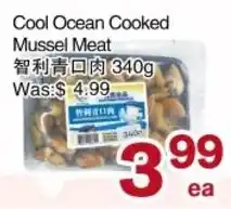 First Choice Supermarket Cool Ocean Cooked Mussel Meat offer