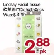 First Choice Supermarket Lindsay facial tissue offer