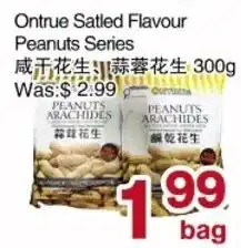 First Choice Supermarket Ontrue Satled Flavour Peanuts Series offer