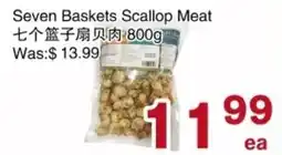 First Choice Supermarket Seven Baskets Scallops Meat offer