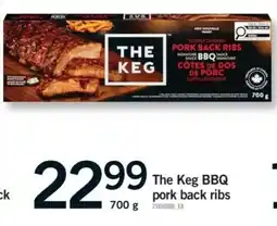 Fortinos The Keg bbq pork back ribs offer
