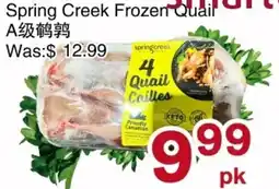 First Choice Supermarket Spring Creek Frozen Quail offer
