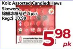Asian Food Centre Koiz assorted candied haws skewers offer