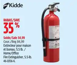 Canadian Tire Kidde fire extinguisher offer
