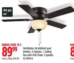 Canadian Tire Ceiling Fan with Pull Chain offer