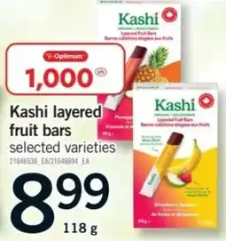 Fortinos Kashi layered fruit bars offer