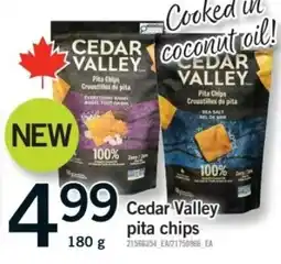 Fortinos Cedar Valley pita chips offer