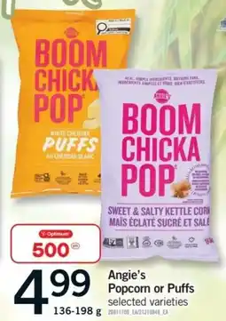 Fortinos Angie's Popcorn or Puffs offer