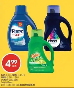 Shoppers Drug Mart Gain laundry detergent offer
