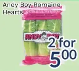 Oceans Fresh Food Market Andy Boy Romaine Hearts offer