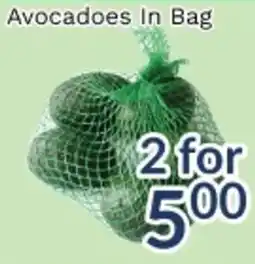 Oceans Fresh Food Market Avocados In Bag offer