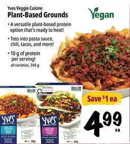 Farm Boy Yves Veggie Cuisine Plant-Based Grounds offer