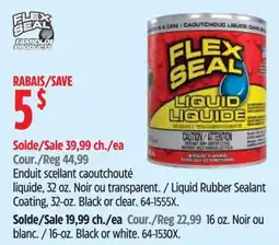 Canadian Tire Flex seal liquid rubber sealant coating offer