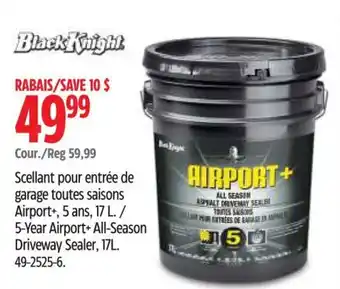 Canadian Tire Black Knight Airport+ All Season Driveway Sealer offer