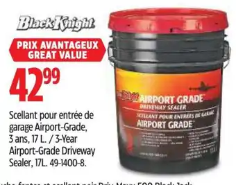 Canadian Tire Black Knight Airport Grade Driveway Sealer offer