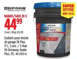 Canadian Tire Rust-Oleum 3x Driveway Sealer Plus offer