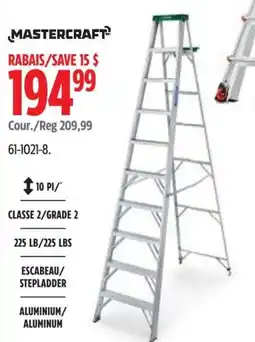 Canadian Tire Mastercraft stepladder offer