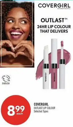 Shoppers Drug Mart Covergirl outlast lip colour offer