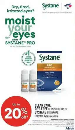 Shoppers Drug Mart Systane Pro offer