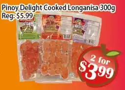 Food Depot Supermarket Pinoy Delight Cooked Longanisa offer