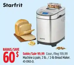 Canadian Tire Starfrit bread maker offer