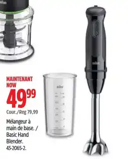 Canadian Tire Braun Basic Hand Blender offer