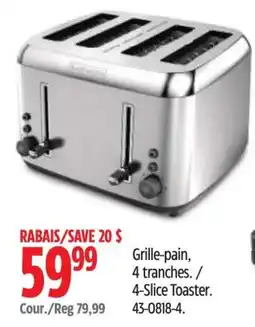 Canadian Tire Grille-pain, 4 tranches. offer