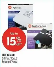 Shoppers Drug Mart Life Brand digital scale offer
