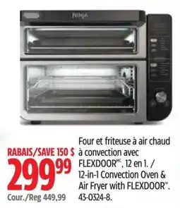 Canadian Tire Ninja 12-in-1 Convection Oven & Air Fryer with FLEXDOOR offer