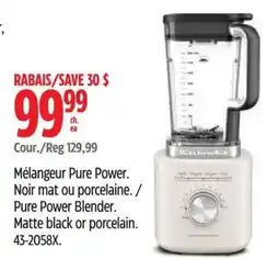 Canadian Tire Pure Power Blender offer