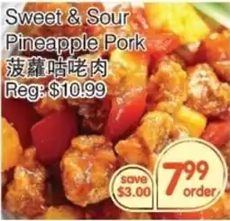 Kings Fair Supermarket Sweet & Sour Pineapple Pork offer