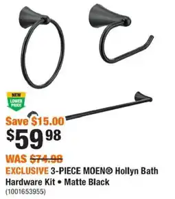 Home Depot Moen Hollyn Bath Hardware Kit offer
