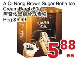 Yours Food Mart A Qi Nong Brown Sugar Boba Ice Cream Bar offer