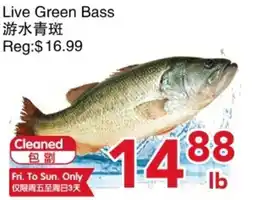 Yours Food Mart Live Green Bass offer
