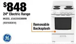 Home Depot Ge electric range offer