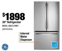 Home Depot Ge refrigerator offer