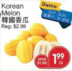 Kings Fair Supermarket Korean Melon offer