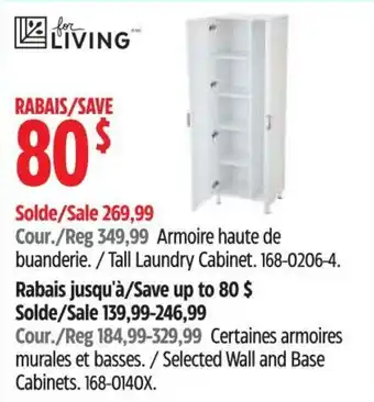 For living tall laundry cabinet