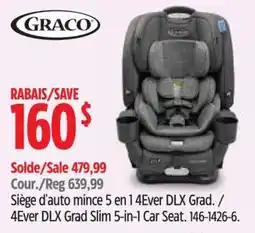 Canadian Tire Graco 4Ever DLX Grad Slim 5-in-1 Car Seat offer