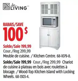 Canadian Tire for living kitchen centre offer