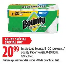 Canadian Tire Bounty paper towels offer