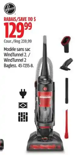 Canadian Tire Hoover WindTunnel 2 Bagless offer