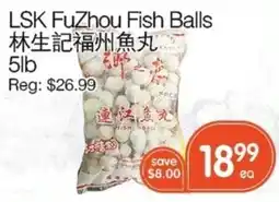 Kings Fair Supermarket LSK FuZhou Fish Balls offer