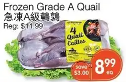Kings Fair Supermarket Spring Creek quail offer