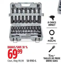 Canadian Tire Impact Socket Set offer